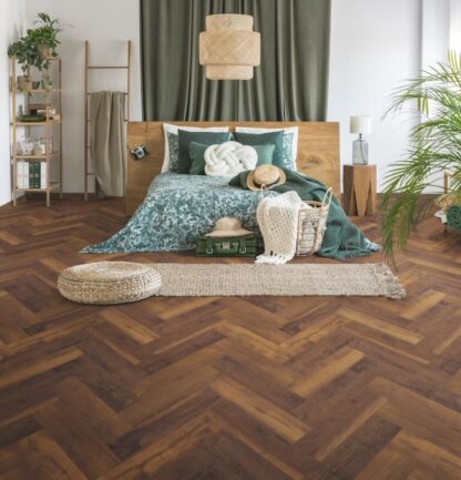 Laminaat CHATEAU HERRINGBONE K411 RUTHERFORD Lifestyle