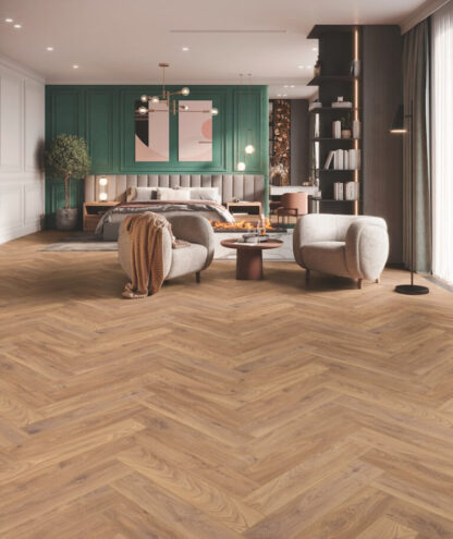 Laminaat CHATEAU HERRINGBONE K450 RUTHERFORD Lifestyle