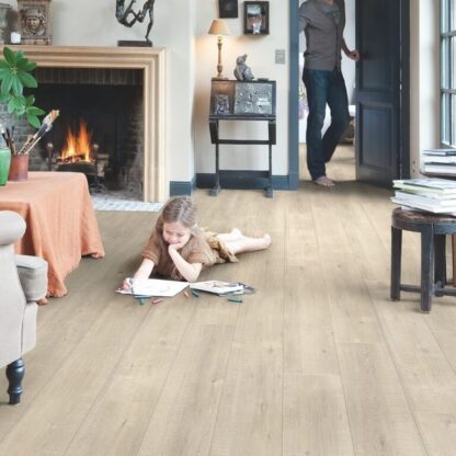 Laminaat Quick Step Impressive IM1857 beige eik met zaagsnedes