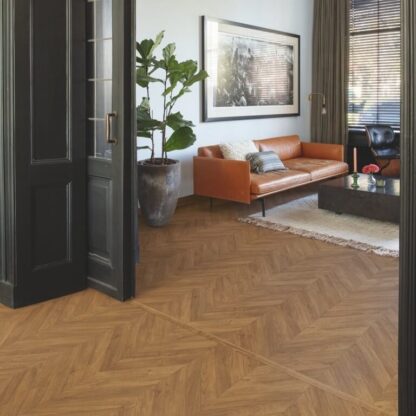 Laminaat Quick Step Impressive Patterns Ipa4162 chevron bruine eik