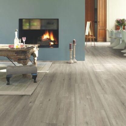 Laminaat Quick Step Impressive Ultra IMU1858 eik grijs met zaagsnede